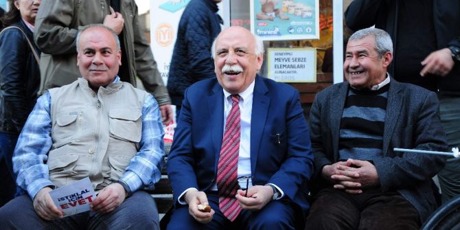 Bakan Avcı Esnafı Ve ’Evet’ Çadırlarını Ziyaret Etti