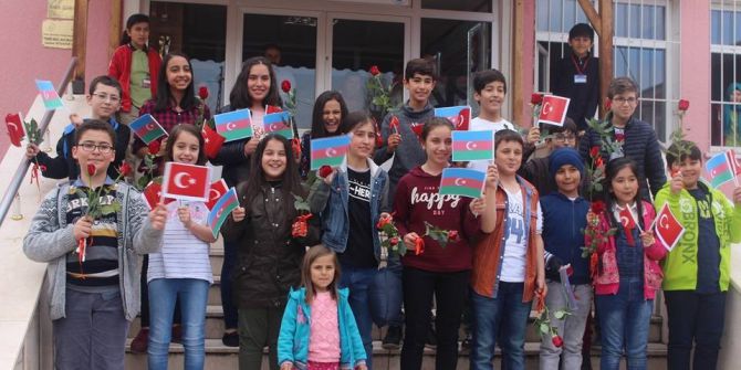 23 Nisan Çocuk Şenliği Kapsamında İlk Öğrenci Grubu Azerbaycan’dan Geldi