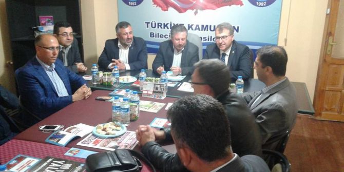 Ak Parti’den Türkiye Kamu-sen Bilecik İl Temsilciliğine Ziyaret