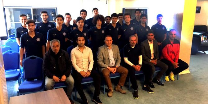 Şampiyonlardan Başkan Sözlü’ye Ziyaret