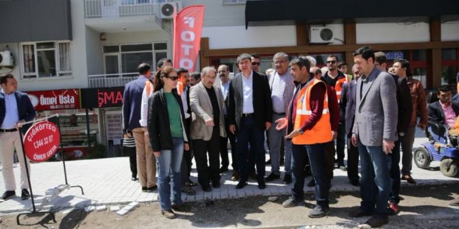 Başkan Türel, Şarampol Caddesinde İncelemelerde Bulundu