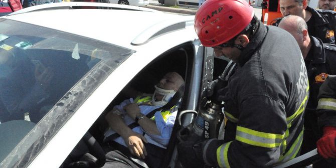 Sıkıştığı Yerde Kurtarılmayı Bekledi