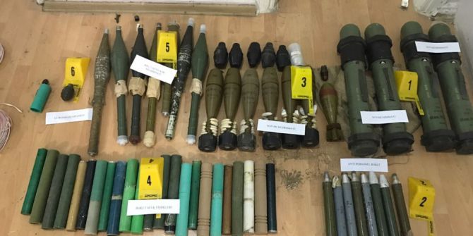 Mardin’de Çok Sayıda Silah Ve Mühimmat Ele Geçirildi