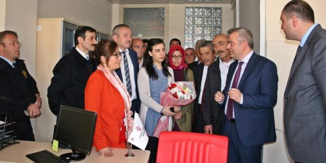 Milletvekili Ceritoğlu Sosyal Hizmetler Merkezini Ziyaret Etti