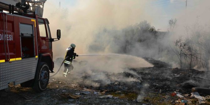 Ortaca’da Çöplük Yangını