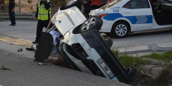 Otomobil Takla Attı: 1 Ölü