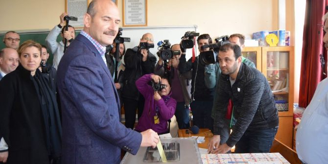 İçişleri Bakanı Soylu Referandumda Oyunu Trabzon’da Kullandı