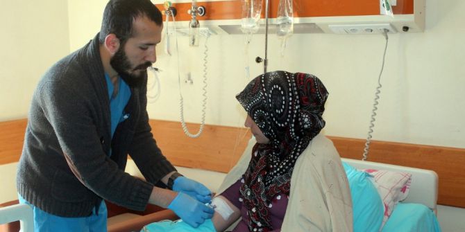 Mardin’de Hasta Seçmenler Oylarını Kullandı