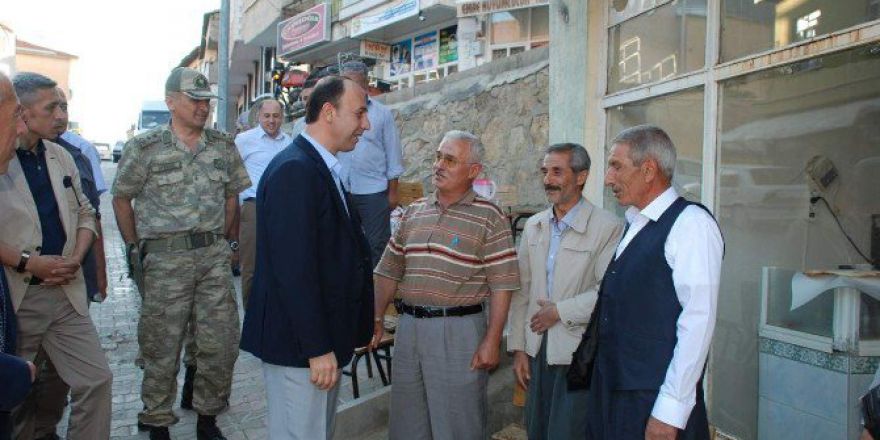 Vali Abdullah Erin, Çelikhanlılarla Buluştu