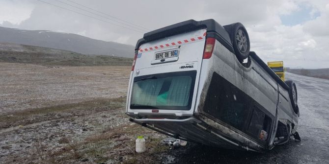 Eleşkirt’te Trafik Kazası: 7 Yaralı