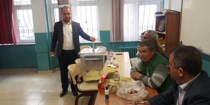Ak Parti Bilecik İl Başkanı Fikret Karabıyık Oyunu Kullandı
