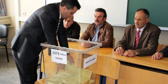 Sivas’ta Oy Verme İşlemi Tamamlandı