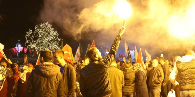 Sivas’ta Halaylı ’Evet’ Kutlaması