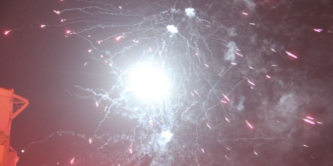 Bolu’da Referandum Sonucu Havai Fişeklerle Kutlandı