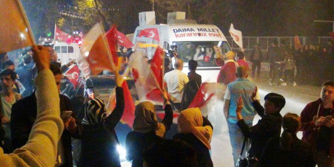 Kırklareli’de ‘Evet’ Sevinci