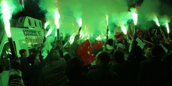 Konya’da ‘Evet’ Sevinci