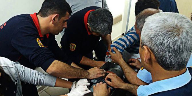 11 Yaşındaki Çocuk Elini Kıyma Makinesine Kaptırdı