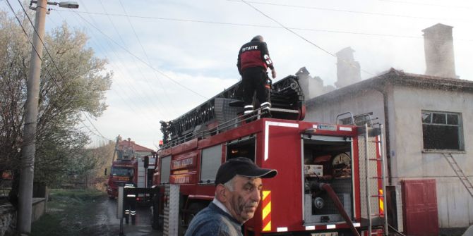 Tavşanlı’da Yangın