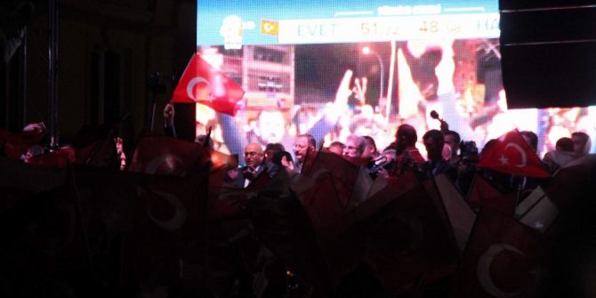 Kayseri’de Referandum Sevinci