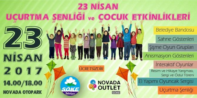 Söke’de Çocuklar 23 Nisan Coşkusunu Doyasıya Yaşayacak