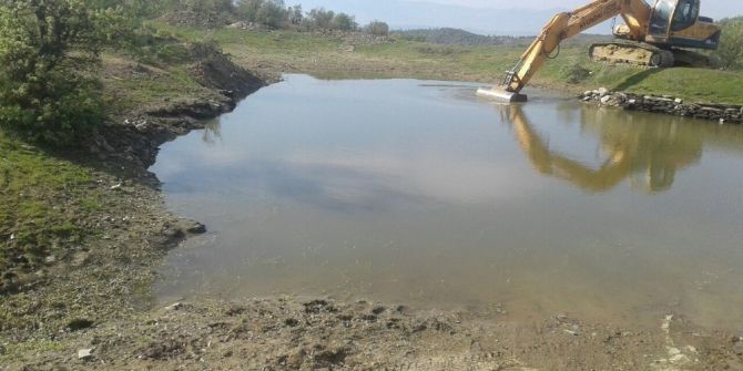 Gördes Ve Gölmarmara’da Göletler Temizlendi
