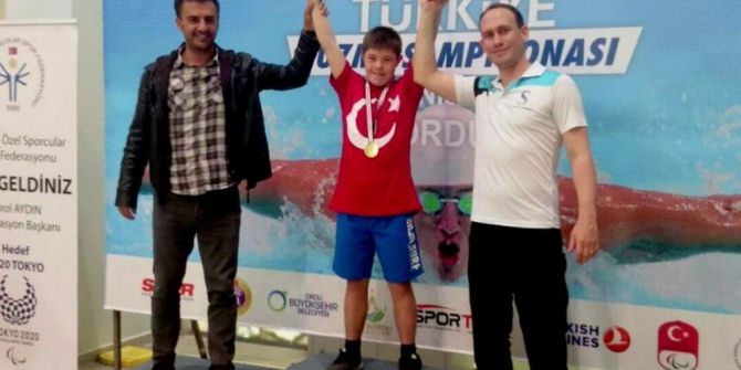 Engelli Sporcudan Büyük Başarı