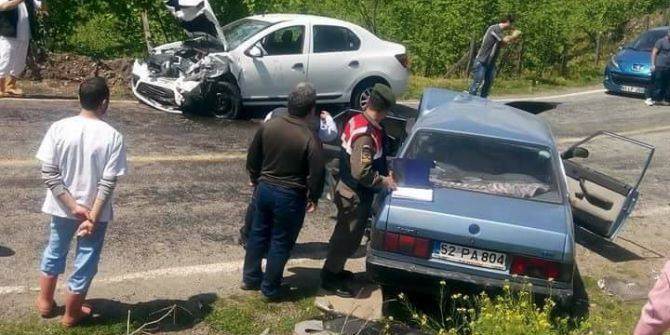 Fatsa’da Trafik Kazası: 1 Ölü, 2 Yaralı
