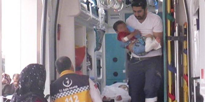 Üzerine Kaynar Su Dökülen Kardeşler Hastanelik Oldu