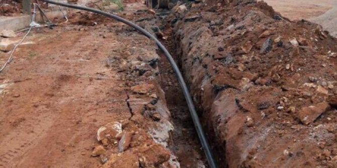 Muski’den Bodrum’da İçme Suyu Hattı Çalışması