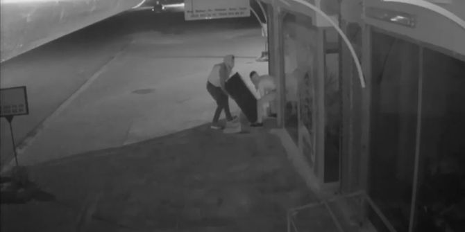 Çelik Para Kasasını Böyle Çaldılar