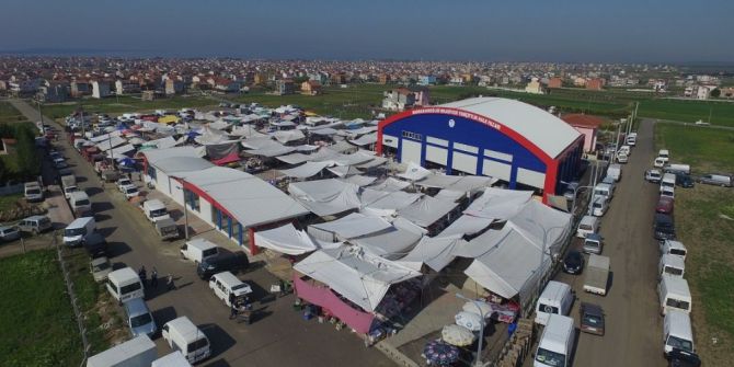 Yeniçiftlik Halk Pazarı Hizmete Girdi