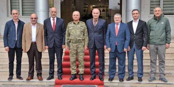 Etso Yönetiminden, 9. Kolordu Komutanı Tümgeneral Özoğlu’na Ziyaret