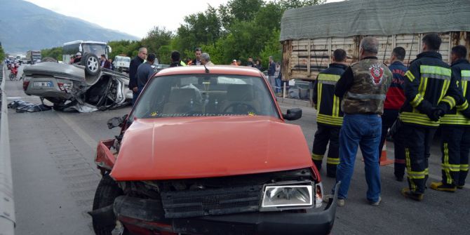 Manisa’da Trafik Kazası: 1 Ölü, 5 Yaralı