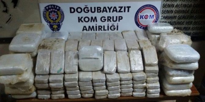 Ağrı’da 160 Kilo Eroin Ele Geçirildi