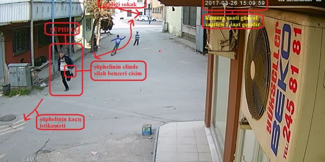 12 Yaşında Kızın Telefonunu Kapkaç Yapan Zanlıyı Güvenlik Kamerası Ele Verdi