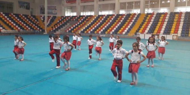 23 Nisan Ulusal Egemenlik Çocuk Bayramının Provası Yapıldı