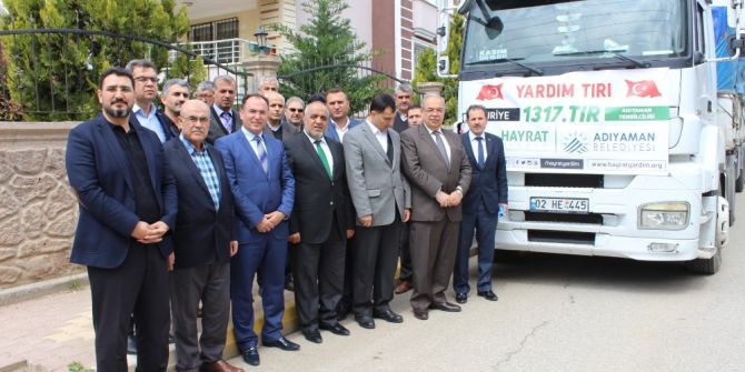 Adıyaman’dan Suriye’ye 2 Tır Dolusu Yardım