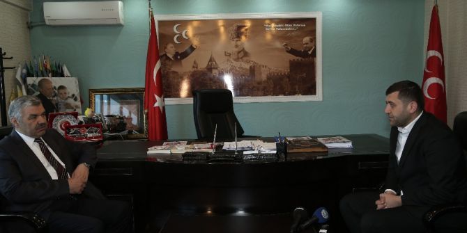 Başkan Çelik’ten Ak Parti Ve Mhp İl Başkanı’na Teşekkür