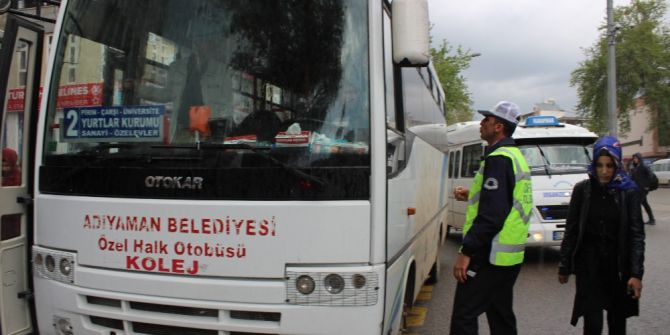 Toplu Taşıma Araçları Sivil Trafik Polisleri Tarafından Gözetleniyor
