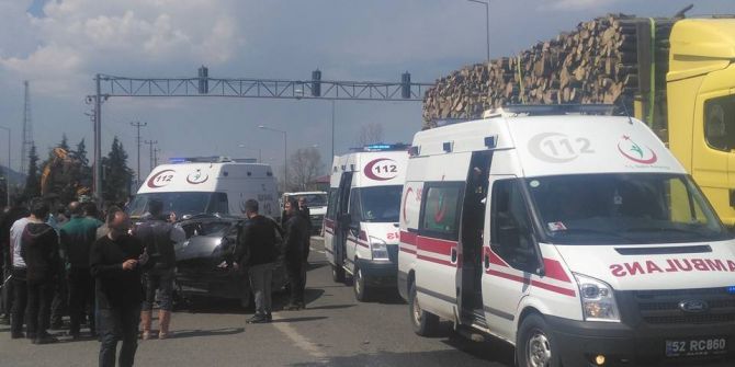 Fatsa’da Trafik Kazası: 3 Yaralı