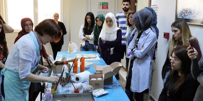 Saü’de ‘Ebru Workshop’ Etkinliği Düzenlendi