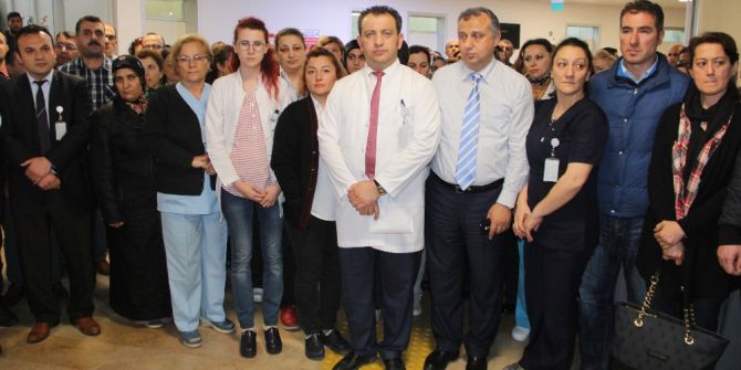 Gönül Hemşireye Mesai Arkadaşlarından Destek