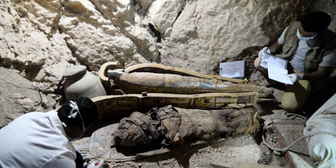 Mısır’da Bir Mezarda Firavun Dönemine Ait Altı Mumya Bulundu