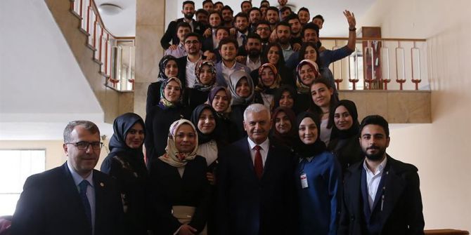 Ak Gençler Ankara’da Başbakan Binali Yıldırım İle Bir Araya Geldi