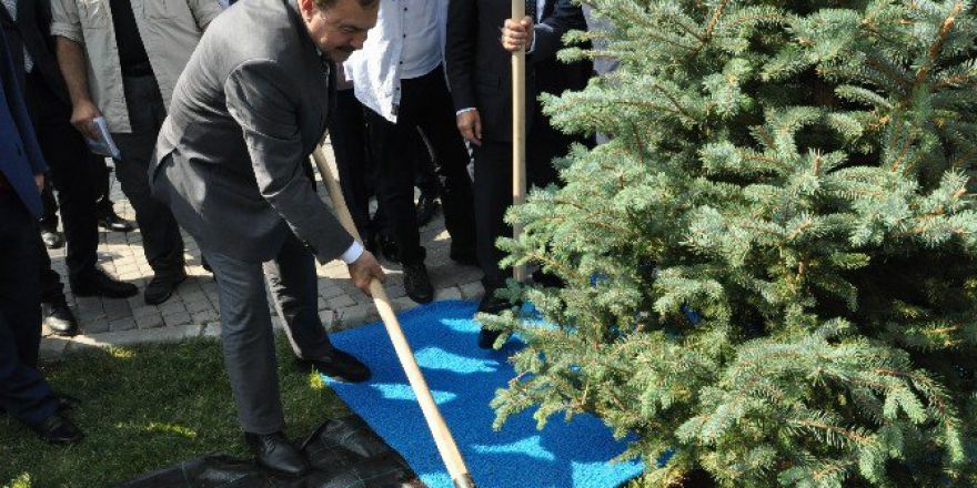 Bakan Eroğlu Balıkesir’de 15 Temmuz Şehitleri İçin Ağaç Dikti