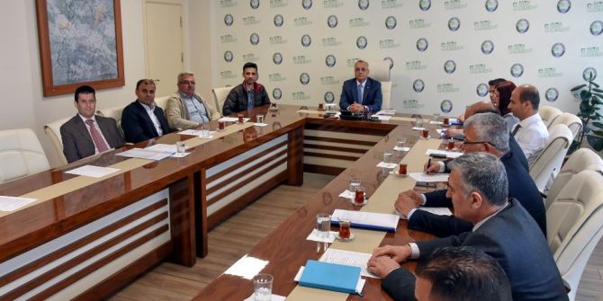 Yeni Encümen Üyelerinden İlk Toplantı