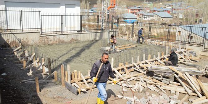 Eleşkirt Tahir Beldesinde Modern Mezbahane Temeli Atıldı