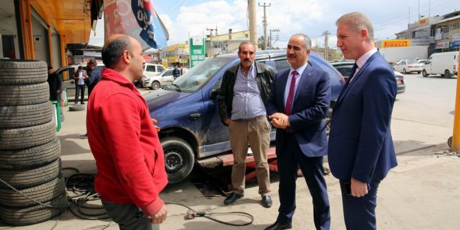 Vali Gül Ve Belediye Başkanı Aydın Sanayi Esnafını Ziyaret Etti