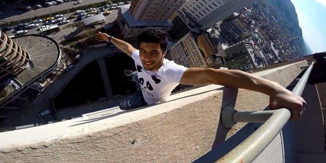 Akrobat Gençlerden Tehlikeli Şov