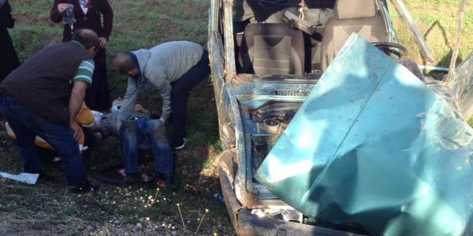Tokat’ta Otomobil Takla Attı: 6 Yaralı